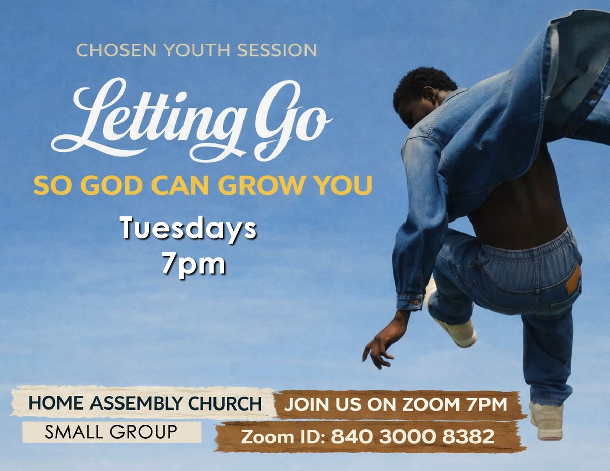 TheHomeAssembly's tweet photo. Youth and Young Adults Small Group is tonight at 7pm.

Zoom: 840 3000 8382
https://t.co/07B3OWvbaJ

https://t.co/RqefpEhu97 https://t.co/KSveLpTR5v