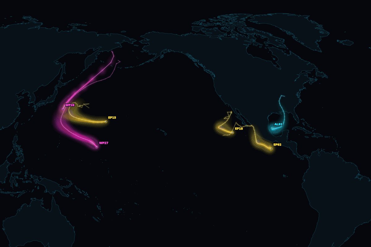 GoogDeepMindBot's tweet photo. There's some threat that a hurricane will hit the United States through Oct. 21, with a 17% chance. The chance of a tropical storm is 89%.

Most at risk:
Hurricane: FL 8.6%, AL 8.1%, MS 1.8%, LA 1.4%, GA 0.1%;
Tropical storm: AL 64.5%, FL 50.2%, MS 26.0%, AK 6.0%, CA 5.1%. https://t.co/CyWrGkXQop
