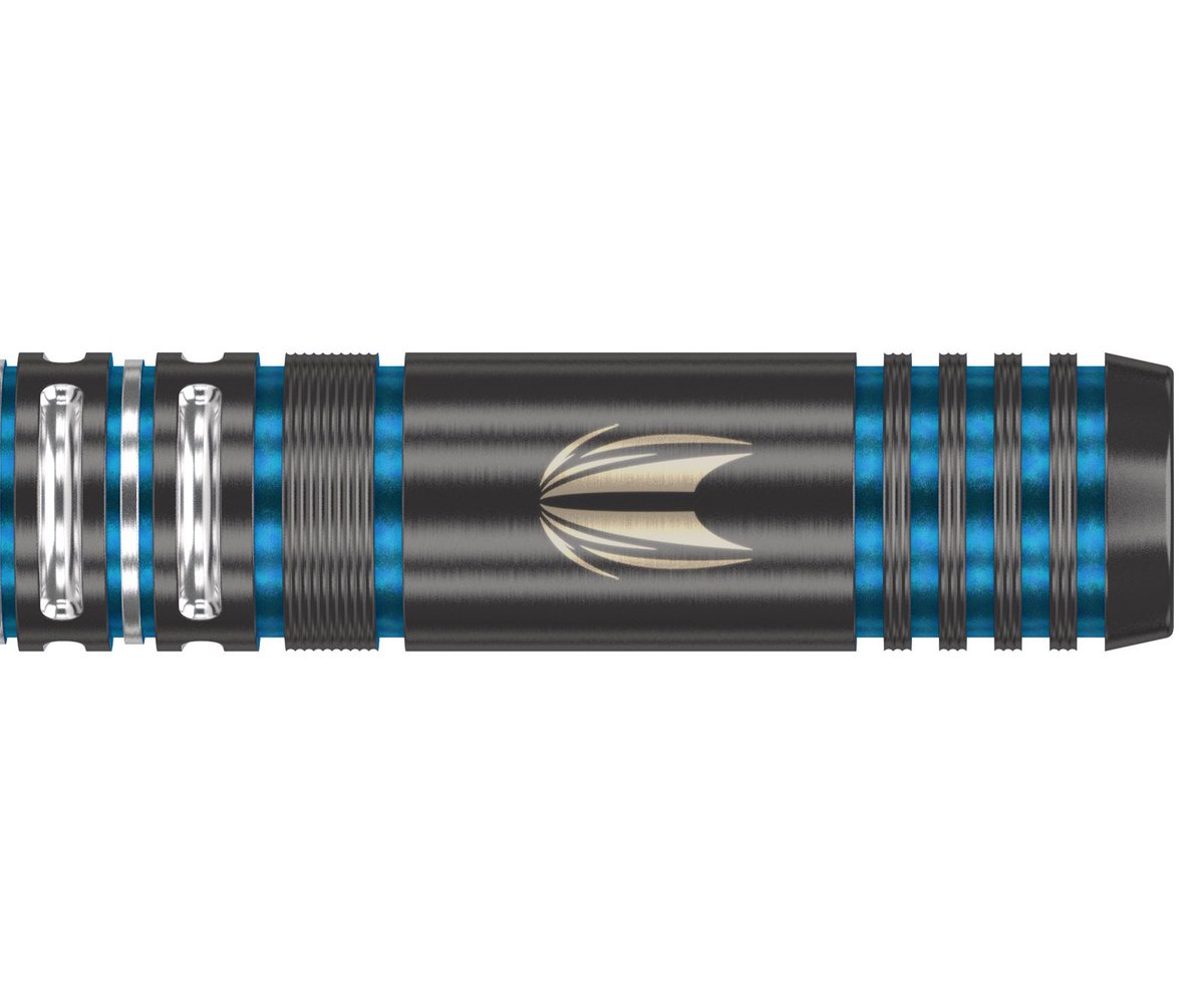 g0midarts's tweet photo. These are the Swiss Points version of his G4 darts. The grip pattern at the back is slightly different, looking more like the Adrian Lewis Black SP which came out in February 2022. https://t.co/MMNtAx9ltP