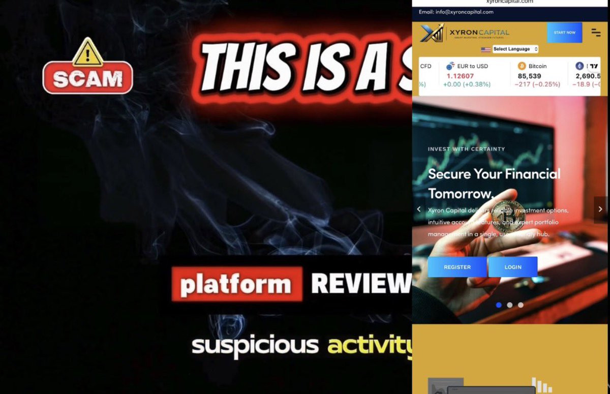Firewallfronti1's tweet photo. 🚨 https://t.co/6ekY6zrTG7 Scam or Legit?

Before depositing funds, verify the platform, company details, and withdrawal terms carefully. If you’re facing blocked withdrawals or unexpected payment demands, don’t send more money.

#XyronCapital #XyronCapitalReview https://t.co/d7nJUxZhdE
