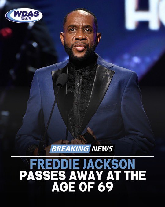 wdasfm's tweet photo. #FreddieJackson, R&amp;B singer known for his popular records ‘You Are My Lady’ &amp; ‘Rock Me Tonight’ has sadly passed away. He was 69 years old. His family announced the news on his Instagram page. His cause of death remains unclear at this time🙏🏾 

Prayers to his loved ones 🕊️ https://t.co/D3Om7OQvrD