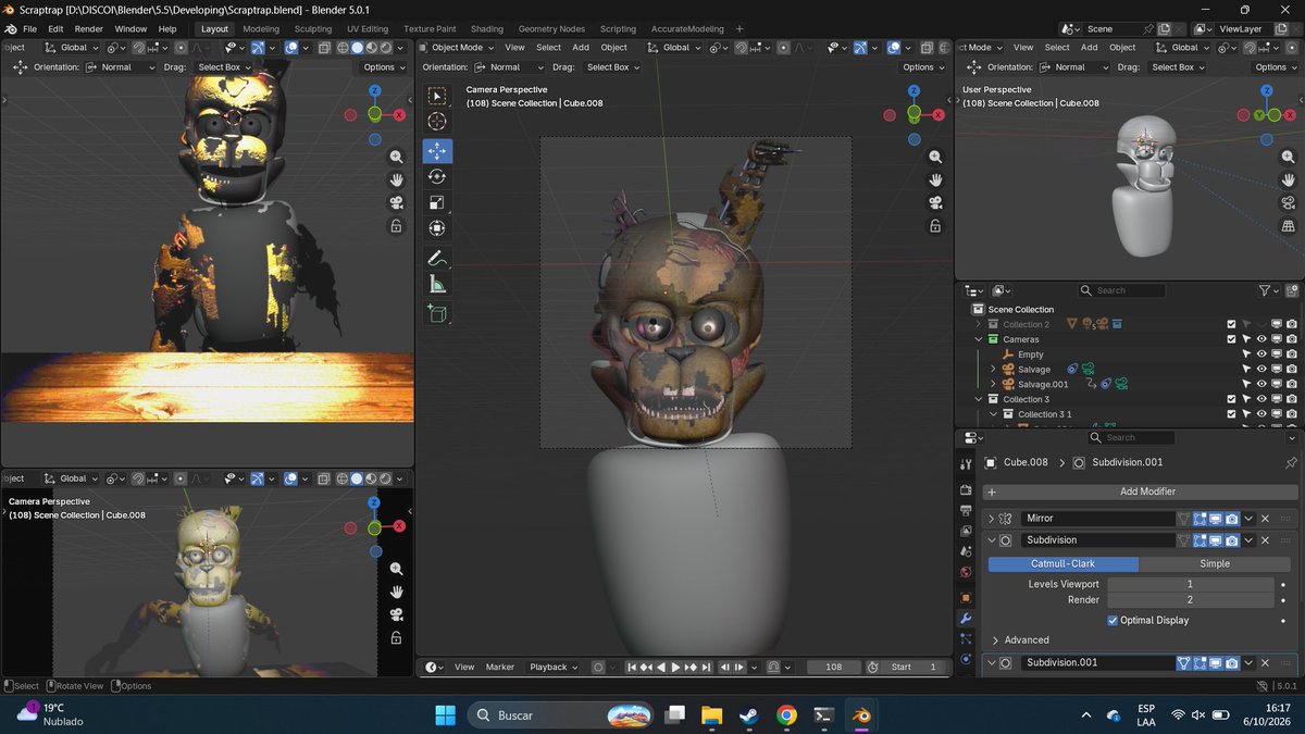 FazAnimation83's tweet photo. scraptrap en una laptop https://t.co/9jxq2KAcMp