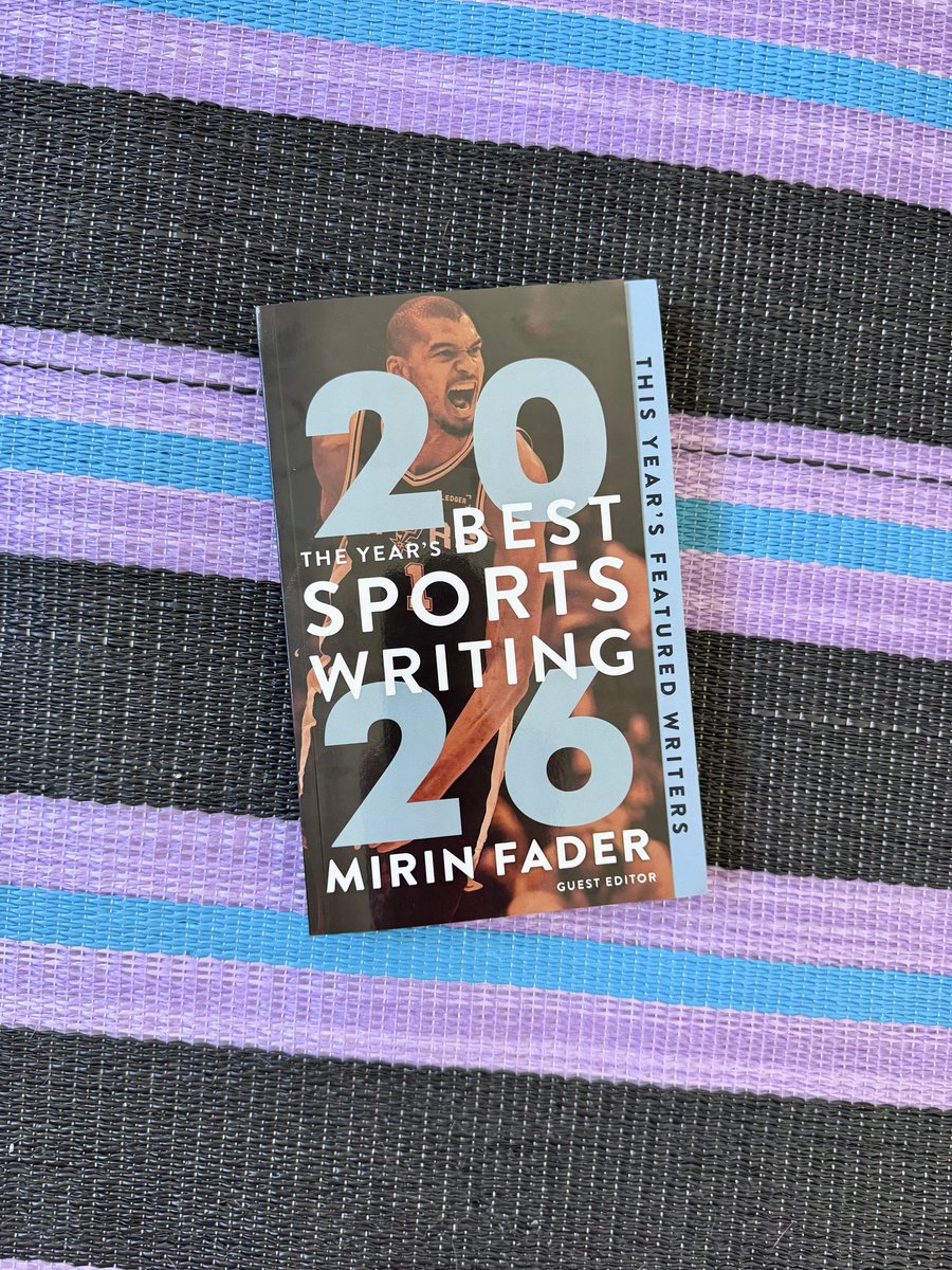 MirinFader's tweet photo. It’s pub day! Please support these amazing writers and buy wherever you buy books! @TriumphBooks 💜💜💜 This series has meant a lot to me over the years. I write a passionate essay about the need to continue sports writing. https://t.co/TCmA7wQ32G