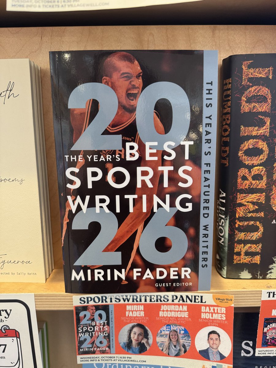 MirinFader's tweet photo. It’s pub day! Please support these amazing writers and buy wherever you buy books! @TriumphBooks 💜💜💜 This series has meant a lot to me over the years. I write a passionate essay about the need to continue sports writing. https://t.co/TCmA7wQ32G