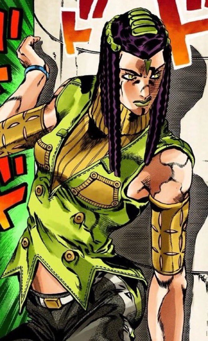 MohJoestar's tweet photo. I hate how underrated Ermes is she’s actually so fucking cool https://t.co/KNYHTrWoXE