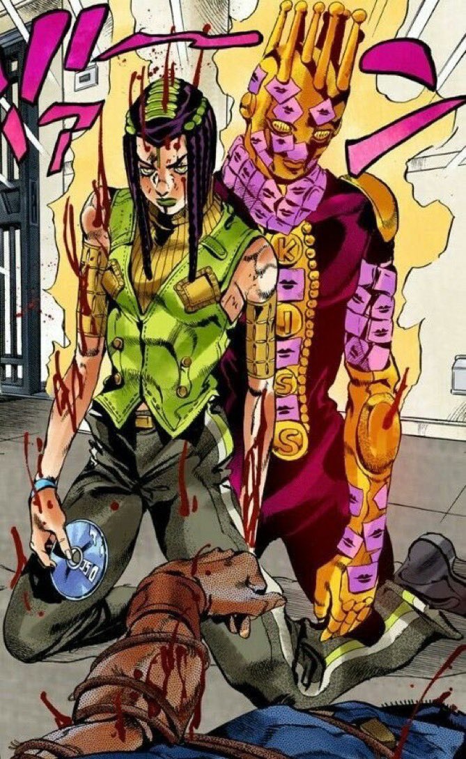 MohJoestar's tweet photo. I hate how underrated Ermes is she’s actually so fucking cool https://t.co/KNYHTrWoXE