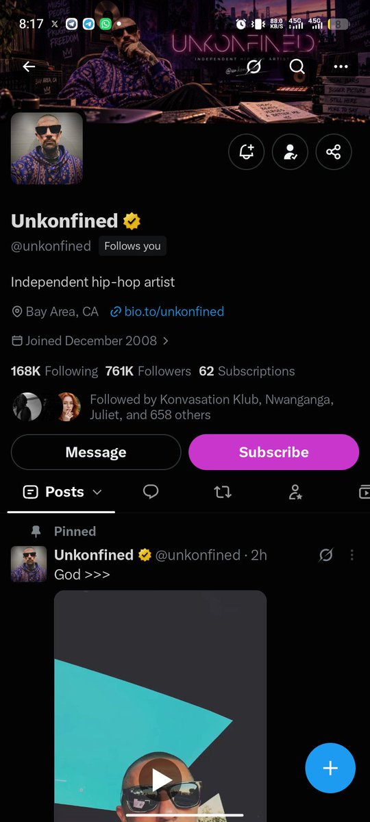 AbasiukoS18985's tweet photo. He followed me😫💯🎉🎉
@unkonfined https://t.co/ujGm1Z2s7s