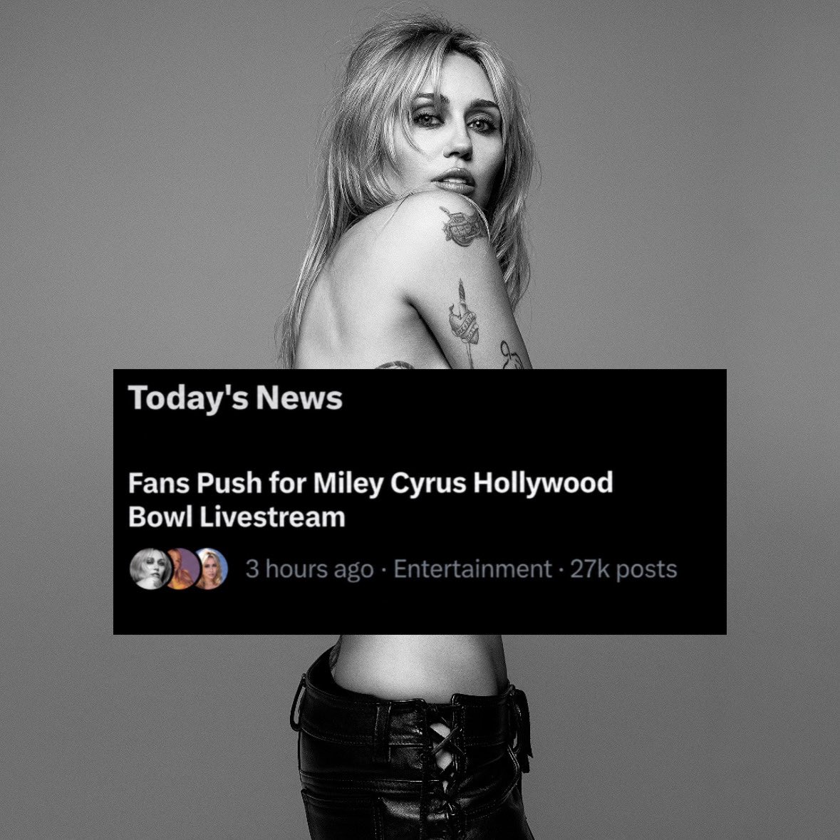 mileyfest's tweet photo. 🚨 There are now over 27K posts calling for a livestream of Miley’s Hollywood Bowl show.

The demand continues to grow as fans push for the concerts to be livestreamed. #MILEYLIVE @AtlanticRecords https://t.co/wC6xXi6Osy