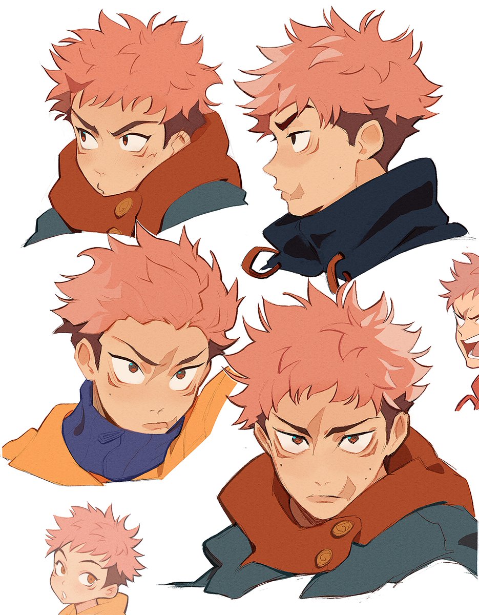 netlen3's tweet photo. different yujis sketchdump 🐯 https://t.co/OSyAA4rQ5W