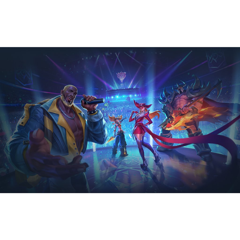 SkinSpotlights's tweet photo. ARAM Mayhem Set 3 Background gives us our first look at K/DA Evelynn 👀 https://t.co/jN450dvIgh