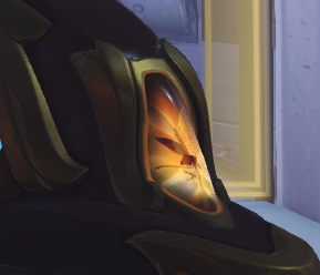 faeriejar's tweet photo. they need to drop this skin NOWWWW the mosquito in amber on the gun is such a funny little detail https://t.co/W3khS5os86