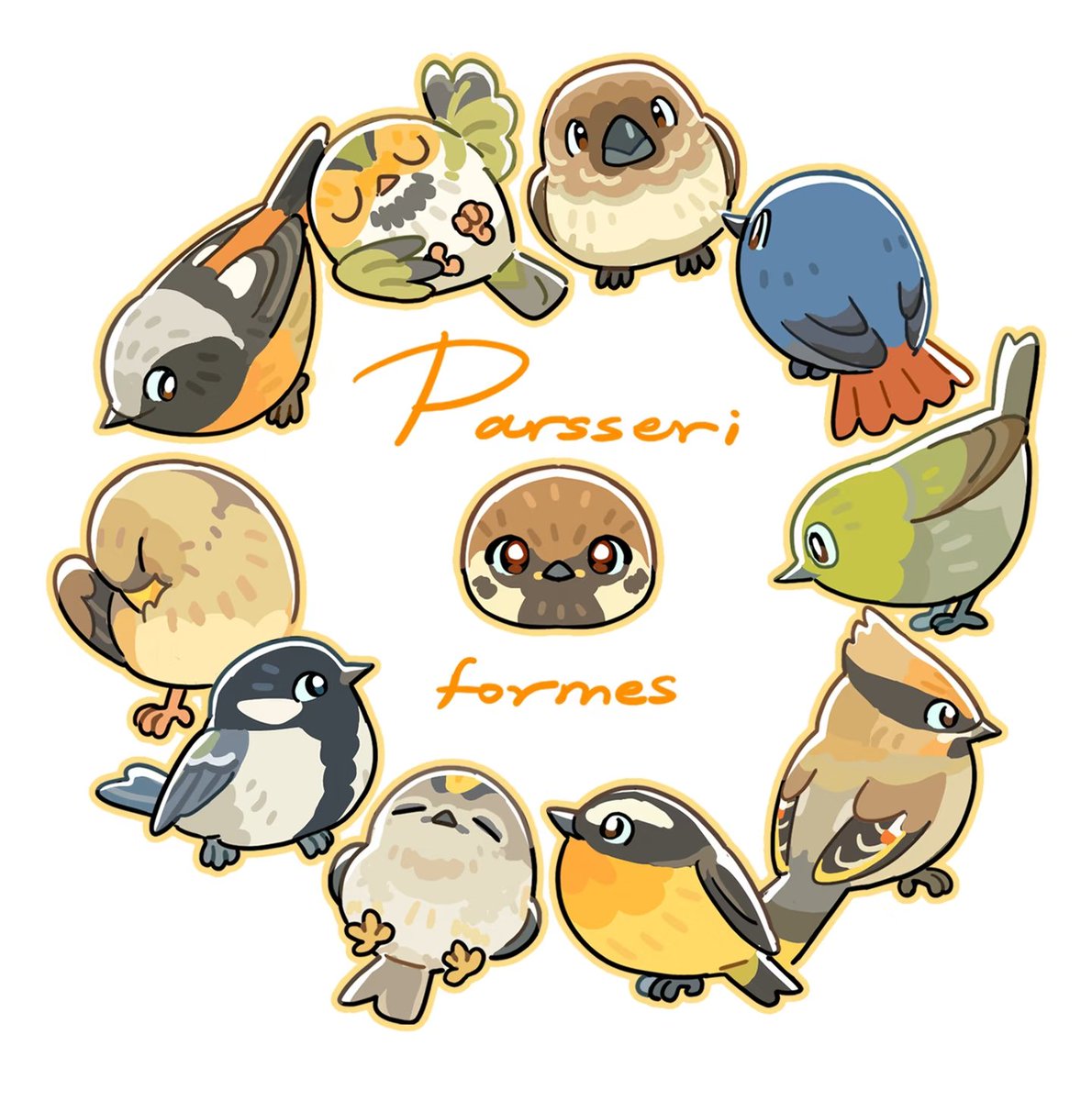 unknowncyc's tweet photo. My favorite is the Passeriformes! https://t.co/U9ZQZvIuXo