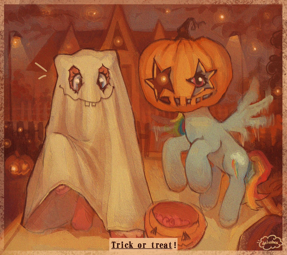 de_delushes's tweet photo. PINKIE AND RAINBOW DASH ARE ON THE HUNT!!! 💥🎃 https://t.co/hzmemllPPv