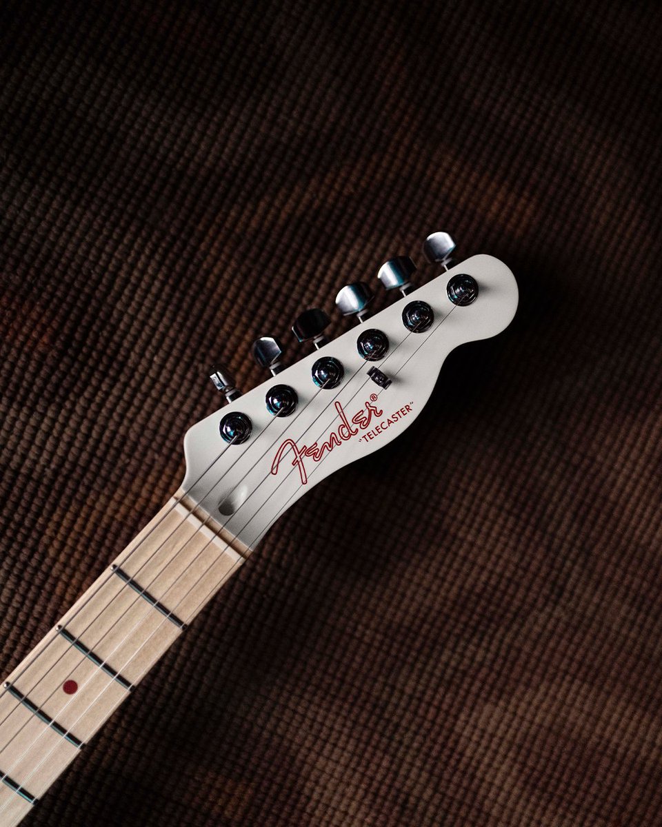 Fender's tweet photo. One legendary player. Two iconic models. Introducing the John 5 Telecaster Collection — both take a fresh, modern approach to the classic Tele look and feel. Both are equipped with DiMarzio D Activator pickups. The Ghost is finished in Arctic White while the Phantom features a striking Black finish and Floyd Rose tremolo. Perfect for everything from hard rock pyrotechnics to country picking. Learn more: https://t.co/mqVqDI7eCx