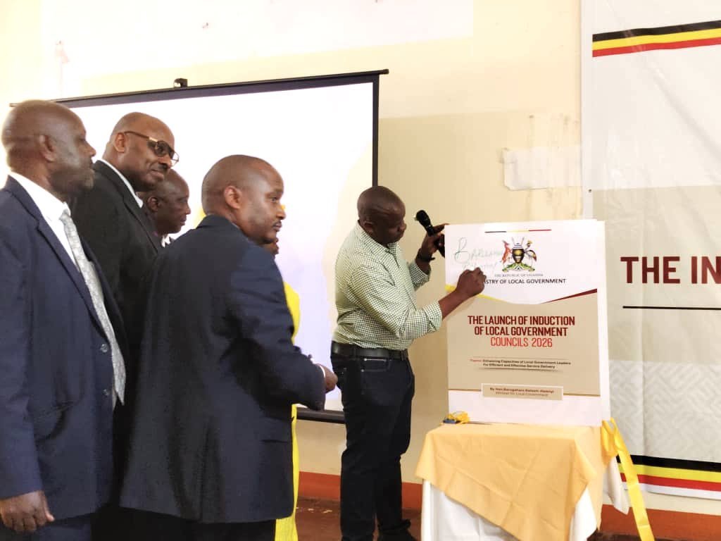 Muhanguzijonah's tweet photo. Hon. Balaam Launches 2026 Induction of Local Government Councils

MASINDI —Minister for Local Government Hon.@BalaamBarugahar has launched the nationwide induction, starting with 35 Local Governments, to equip leaders to execute their mandates and strengthen service delivery. https://t.co/dUdoXMIZ4z