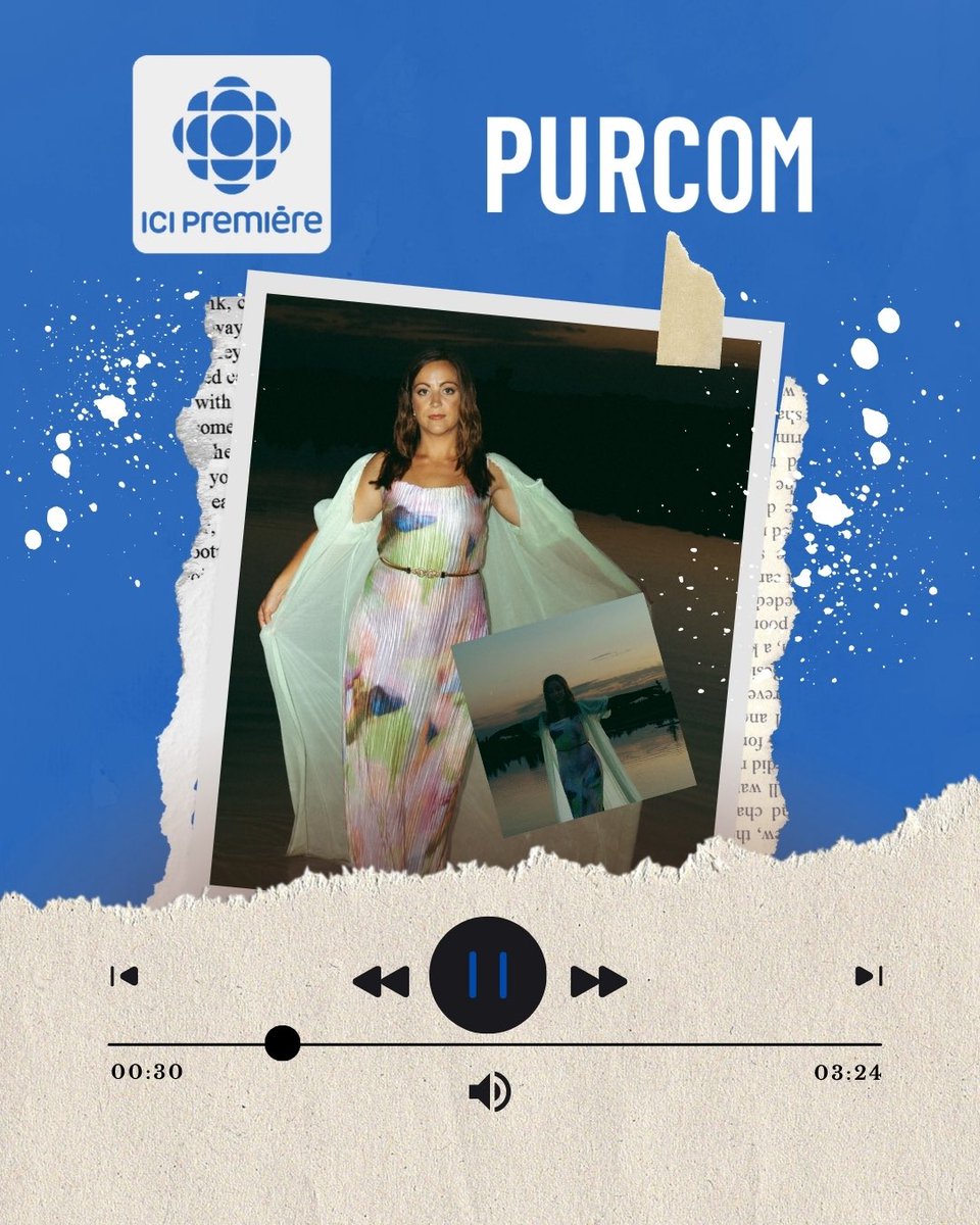 purcom's tweet photo. L’artiste franco-manitobaine Flora Luna fait son entrée sur la chaîne ICI Première avec sa nouvelle chanson « Le temps de s’aimer » ! ❤️
En savoir plus sur cette nouveauté : 
https://t.co/JHmvb5PI2J

#nouveauté #radio #icipremière #chanson #purcom https://t.co/nrwDM0rEaC