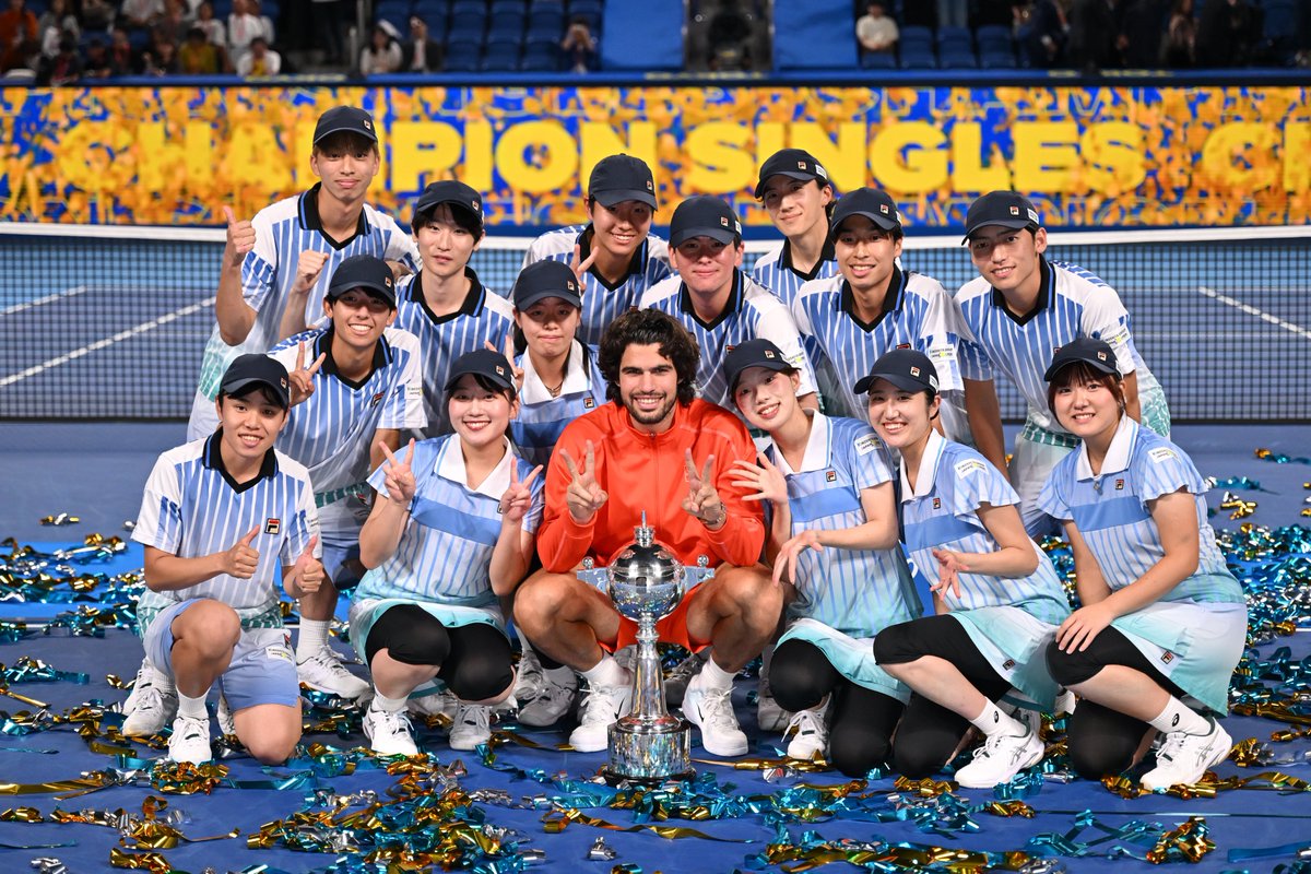 SteveTignor's tweet photo. Carlitos Wears a Crown Again

Is he officially back in peak form after a title in Tokyo? He won’t go that far

At First Ball In (link in next tweet) https://t.co/wHQRm95Mws