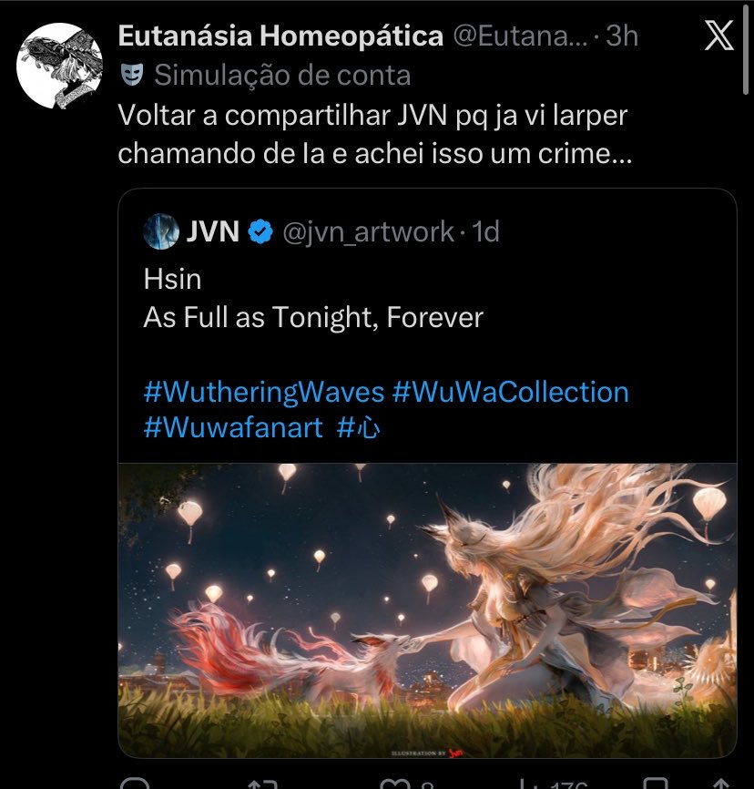 fallenaeri's tweet photo. @lycoholly Ai pqp KKKKKKKKKKK https://t.co/eWnlu9FnrM