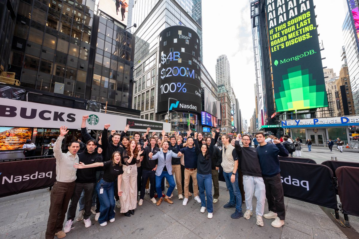 elise_ai's tweet photo. Last week, we took over Times Square to celebrate our latest fundraise!

Since our seed round, we've grown from 3 people to 600 across multiple cities. The raise will go towards continuing to grow and build impactful products that reduce the cost of living. https://t.co/De7XkqyMc9