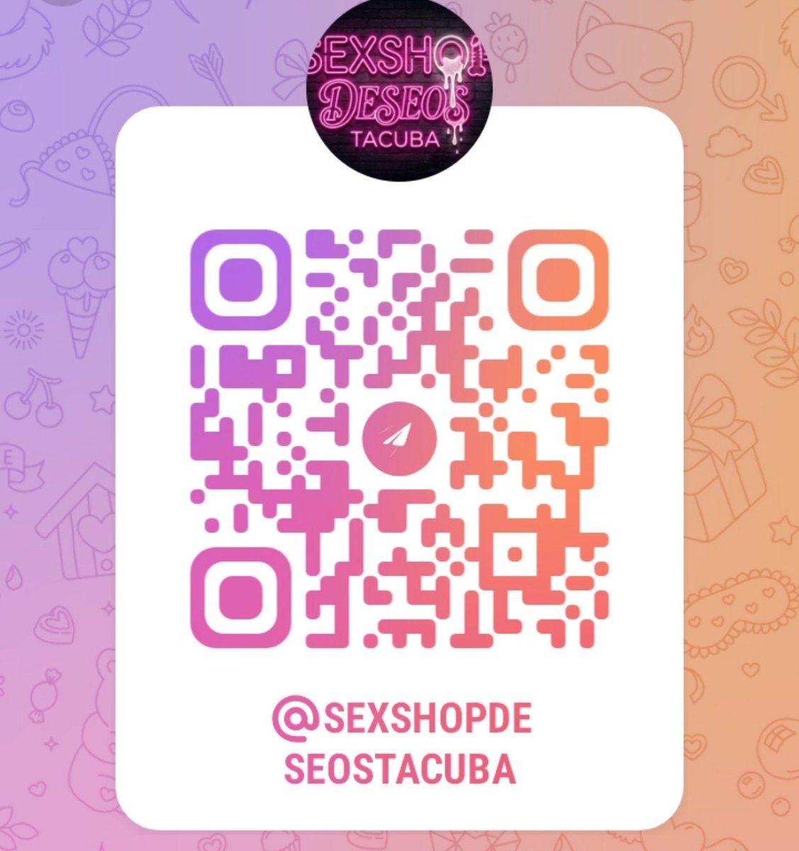 SexShopTacuba's tweet photo. Chicos! Ya tenemos telegrama, nos encuentran como Sex Shop Deseos Tacuba, para estar más cerquita de ustedes! ❤️‍🔥💋 #cabinastacuba #telegram #sexshoptacuba #deseos https://t.co/QXLNdwOVGw