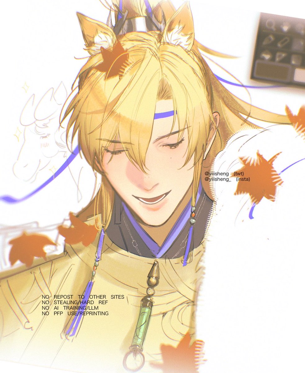 yiiisheng's tweet photo. 🍁🐴#ArknightsEndfield #ArgentFlow https://t.co/Y6D2STjhbZ