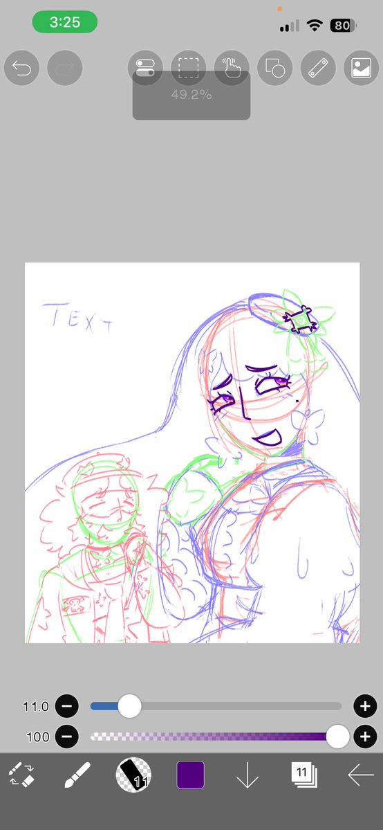 kadensdead's tweet photo. i've genuinely only worked on jacinthe so far #GoAwayKal #ThisIsntAboutYou https://t.co/GEGkWkflAc