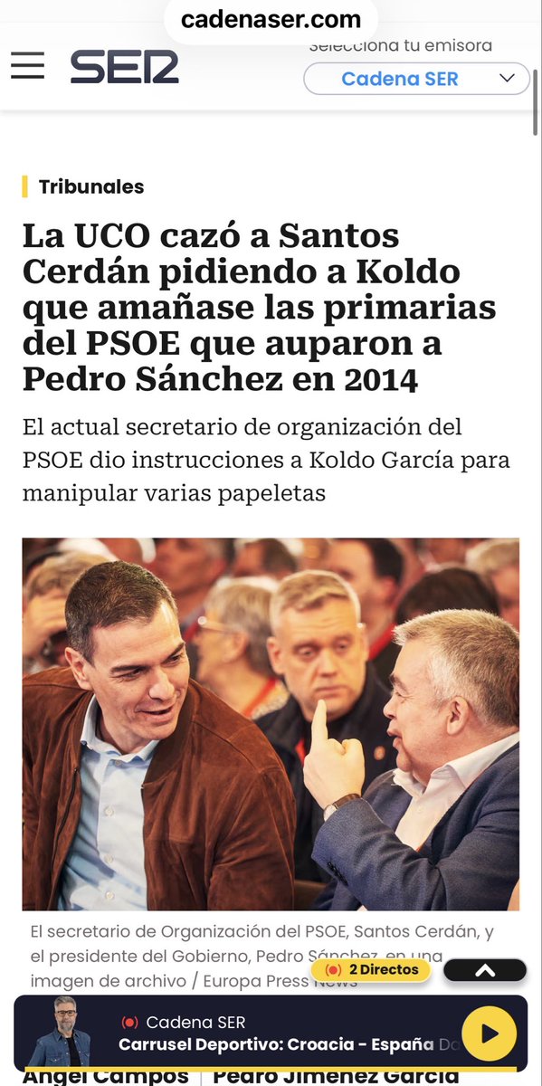 SerranoAlfonso's tweet photo. Sarah nos pide que nos fiemos de un presidente que hizo trampas a sus propios compañeros con urnas de cartón tras primarias y metiendo votos falsos en agrupaciones socialistas. No es una opinión. Es un hecho. 

Pues no Sarah. No nos fiamos. No somos imbéciles. https://t.co/67cH5pJxsC
