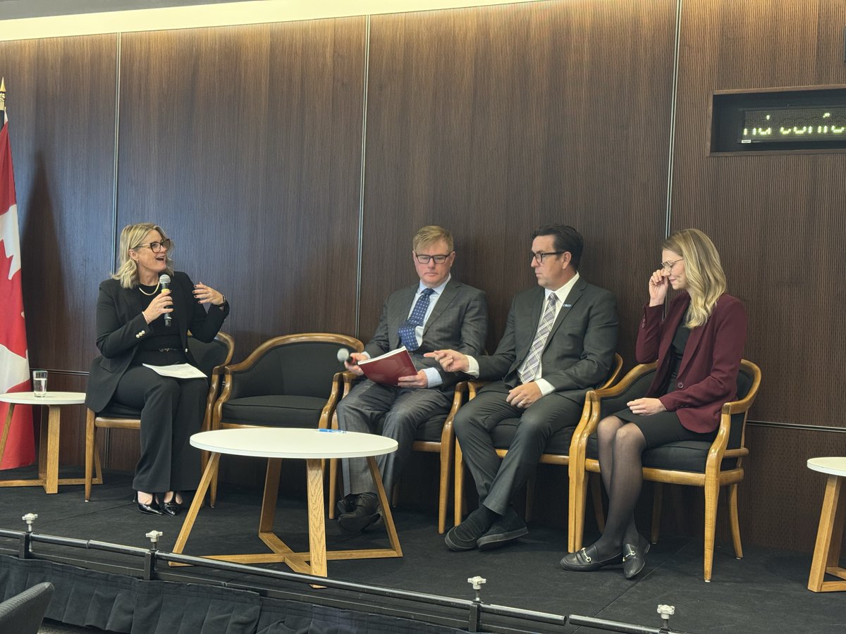 CdnDentalAssoc's tweet photo. Today, we launched From Coverage to Care: An Evidence-Informed Assessment of the Canadian Dental Care Plan (CDCP) at a parliamentary breakfast on Parliament Hill.

The launch included a panel discussion moderated by @CatherineLathem, Senior Vice President at Edelman, with Dr. Kirk Preston, CDA President; Anthony Quinn, President of the Canadian Association of Retired Persons (CARP); and @SarahRitchieTV, Senior Digital Broadcast Journalist/Anchor at @CdnPressNews.

The panel explored perspectives and experiences related to the CDCP and the importance of ensuring that coverage translates into meaningful access to oral health care for Canadians.

Learn more and read the full policy paper:
https://t.co/Zubpcwl8Mv