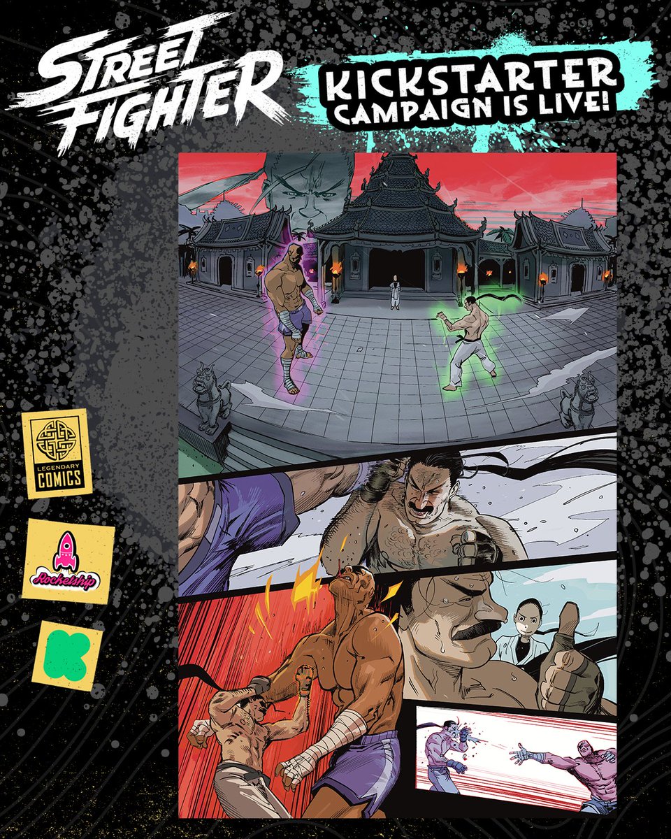 LegendaryComics's tweet photo. Check out these fantastic pages from Brian Buccellato and Mattia Monaco's Dan Hibiki origin story, only in #StreetFighter: The Official Movie Graphic Novel!

Back the project now at the link! https://t.co/5NtRoF7iLm 

@Legendary @Street_Fighter @CapcomUSA_  @StreetFighter https://t.co/jUwEWJl8KK