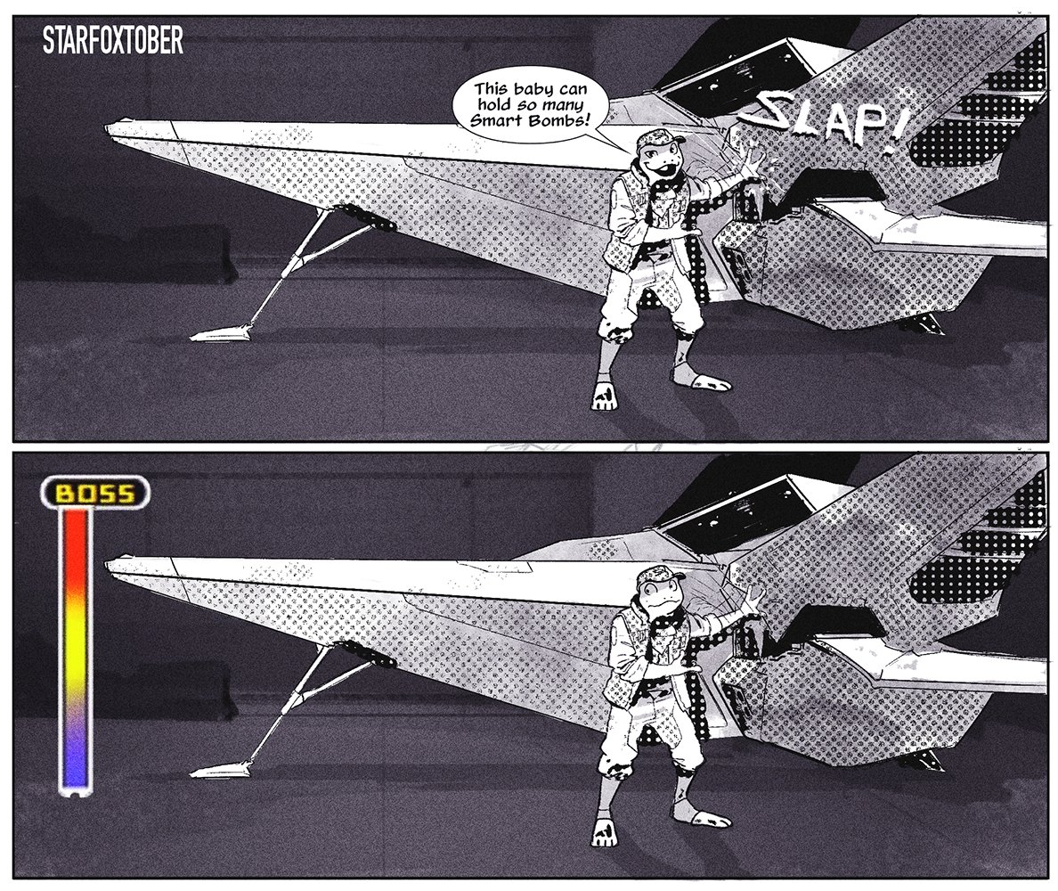 mattbyles's tweet photo. #starfoxtober #starfox - Slap

The Nintendo Power guide isn't gonna help him with this one https://t.co/wzOUPQlBIX