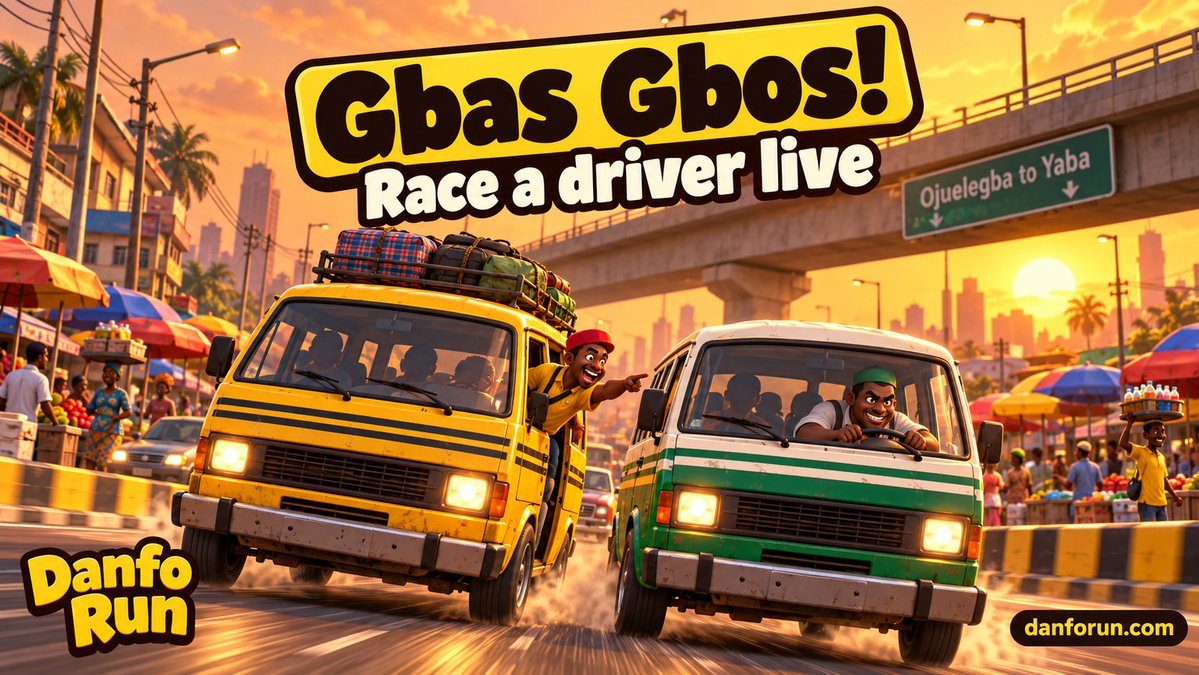 eureka_seamless's tweet photo. Gbas Gbos don land 🚐💨

Race another driver live on Danfo Run. 
Same road, first to the last bus stop wins.
Who go reach first? https://t.co/uaItdiODfw https://t.co/MQ0lsurenU