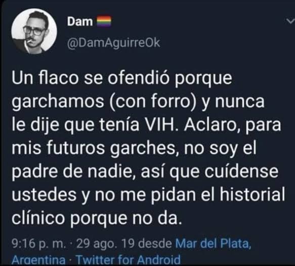 DrBenway_6's tweet photo. @DamAguirreOk Priorizate vos y el otro que se vaya a la mierda. 
Mientras tanto el hipocrita de mierda este: 👇 https://t.co/uVYpSf2Adp