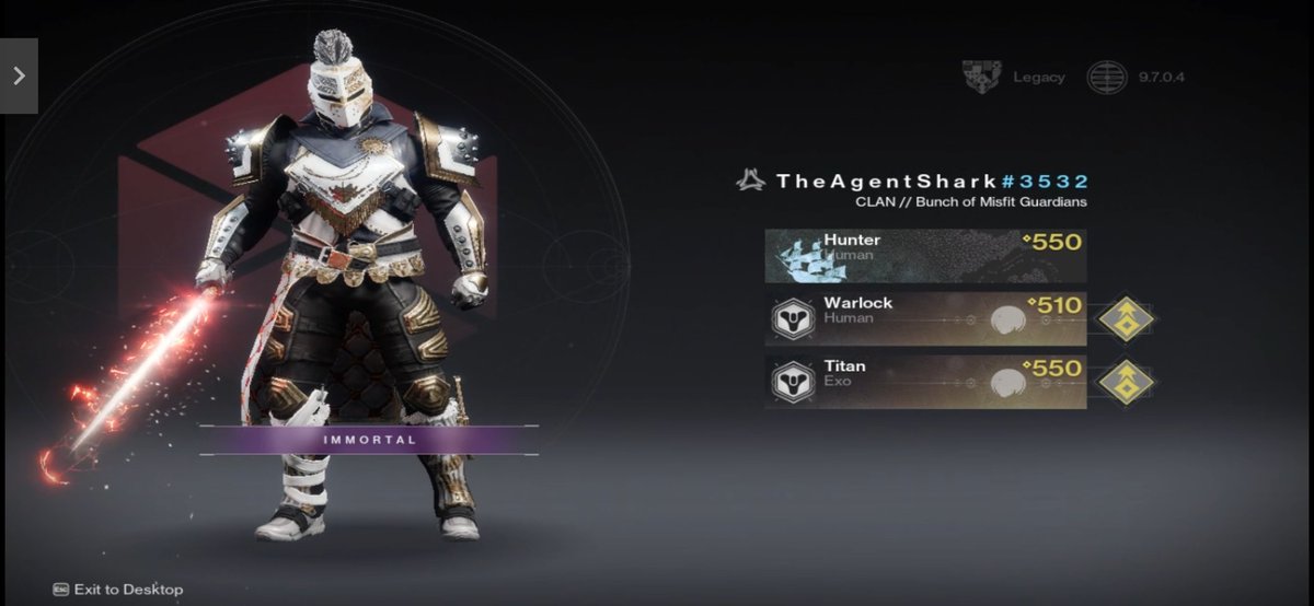TheAgentShark's tweet photo. @Destiny2Team https://t.co/CfftzLntR8