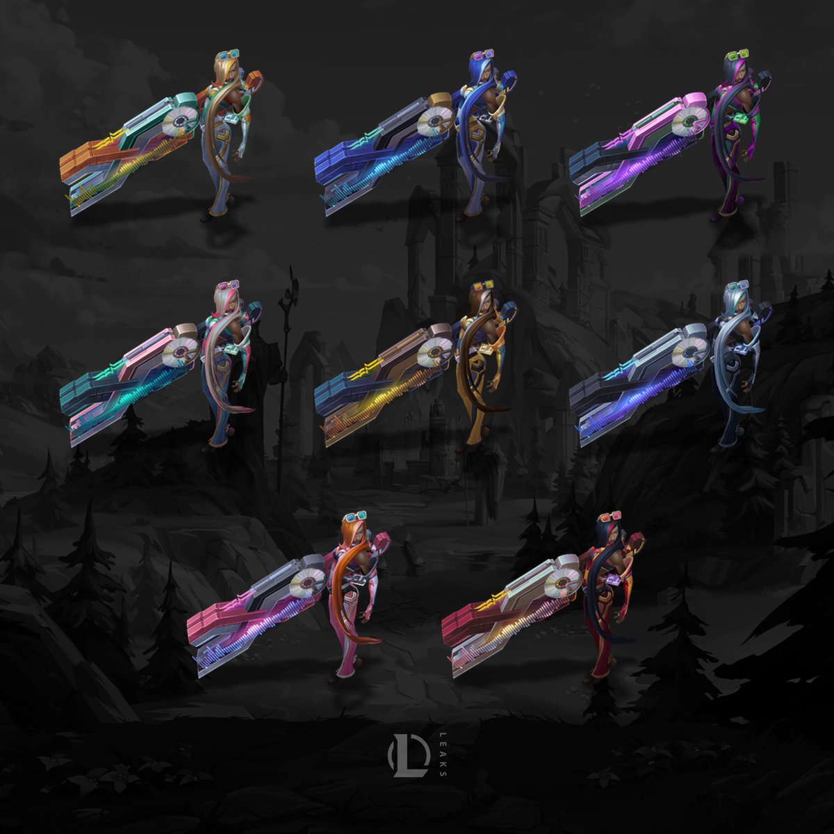 LeagueOfLeaks's tweet photo. True Damage Know My Name Chromas ‼️

• Akali
• Ekko
• Qiyana
• Senna https://t.co/rUMOW4lZyv