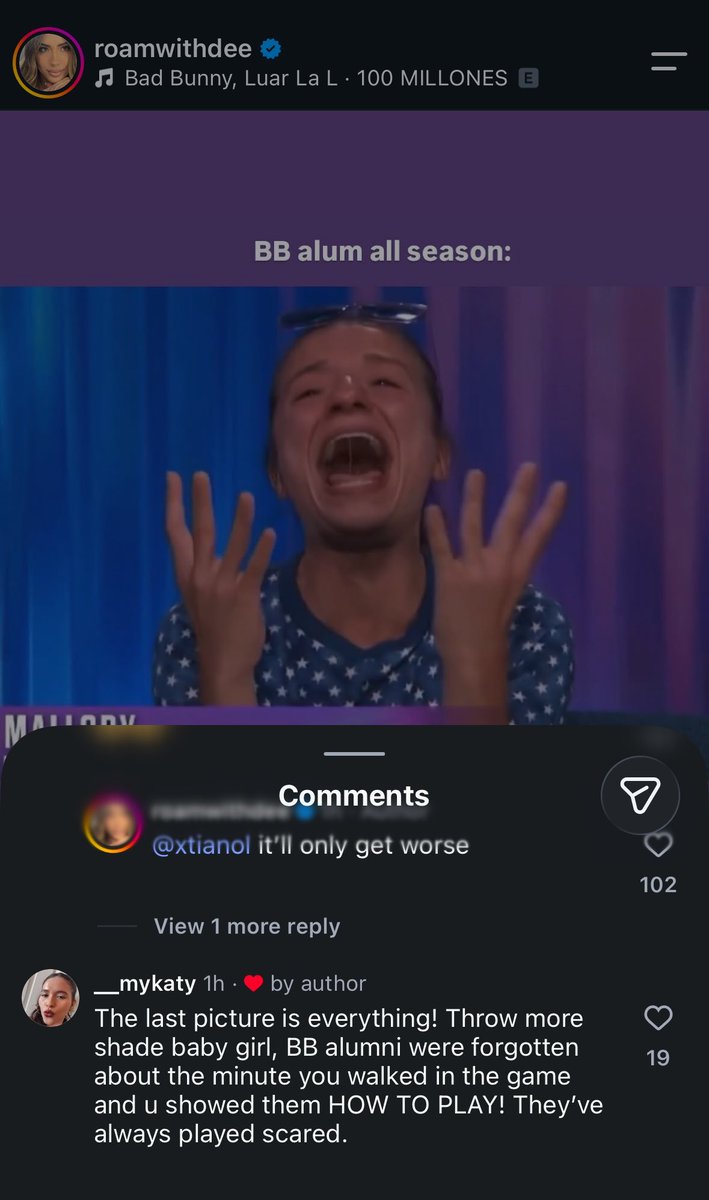 ozmabarbie's tweet photo. Melody DEFENDS Mallory &amp; shades Dee in new Ig Live after Dee shaded Mallory earlier yesterday 👀 
#BB28 https://t.co/aF9kyZVTkY
