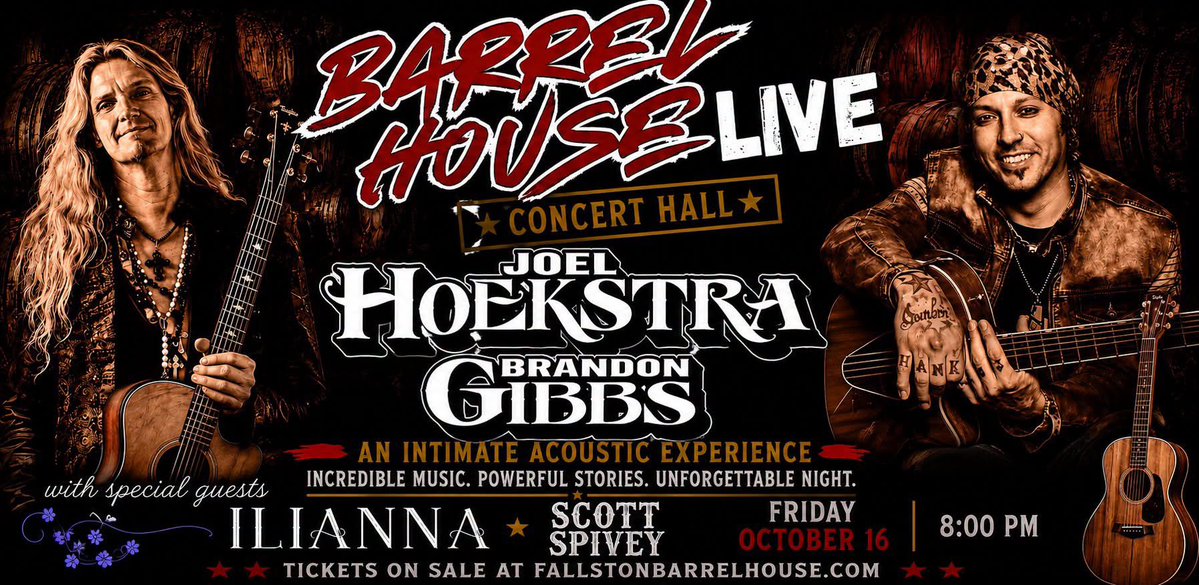 joelhoekstra13's tweet photo. We’re coming your way Fallston, MD!!

See ya Friday, Oct 16!! https://t.co/2fNiheJcNX