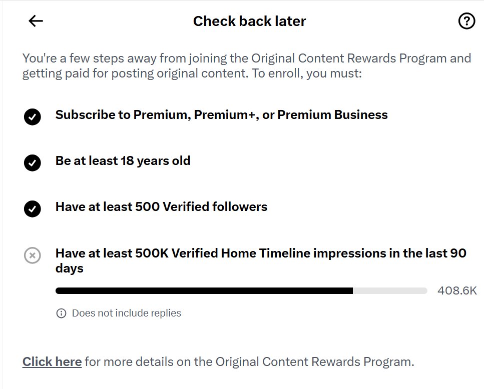 MindandEmotion7's tweet photo. How close are you to meeting the Content Rewards Program qualifications?

Any one else out there been edging it the whole time? https://t.co/wXusPfZklP