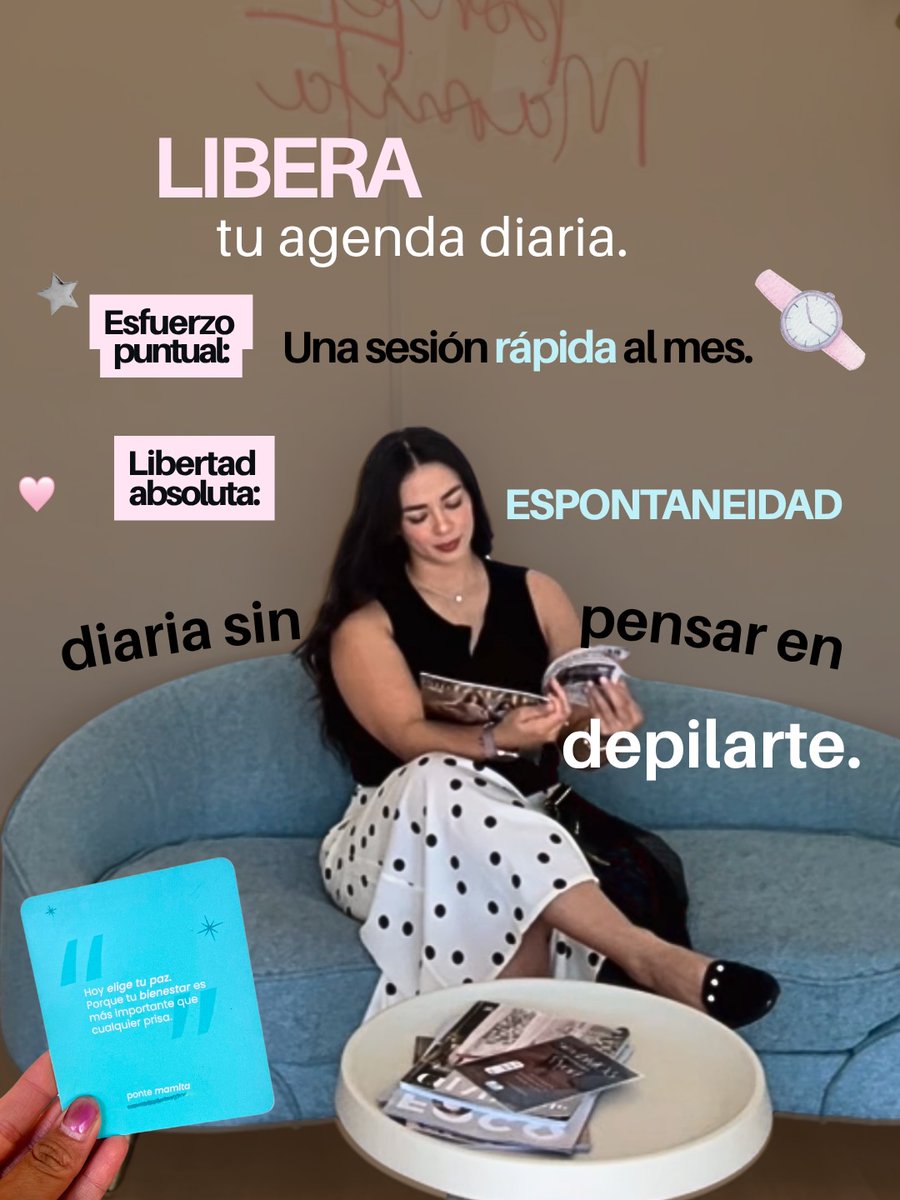 Vilon_Matheus's tweet photo. Invierte tiempo hoy para ganar libertad mañana. La depilación láser es una inversión en comodidad diaria: menos prisas, irritaciones y retoques de última hora. https://t.co/0uyULDbsE1