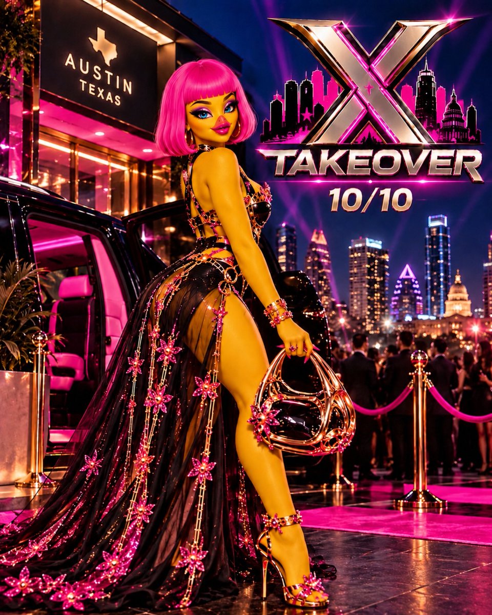 GagCityMuseum's tweet photo. AUSTIN, THE BARBZ ARE TAKING OVER.
Kick off X Takeover Weekend with
NICKI NIGHT at Regal Rooms
Friday, October 9th
All Nicki. All night. Music by the beautiful DJ Southern Belle (@KillDaDJ_), special guests, VIP experiences and a room full of Barbz before Nicki Minaj takes the stage at X Takeover on 10/10.
BARBZ SPECIAL: Wear PINK or Nicki Minaj merch and General Admission is HALF PRICE, just $25.
Tickets: https://t.co/E22PuTZsXQ
RSVP: https://t.co/MR2E9Ic1ou
See you in Austin.
#NickiNight #XTakeover #NickiMinaj #XTakeoverJelly