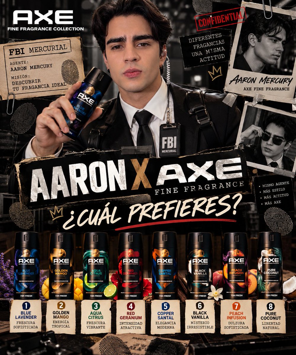 FBIMercurial200's tweet photo. FBI se une a la tendencia, deja en  comentarios que fragancia prefieres y la frase de tendencia 

AARON X AXE FINE FRAGANCE https://t.co/3jRsiUvHHy