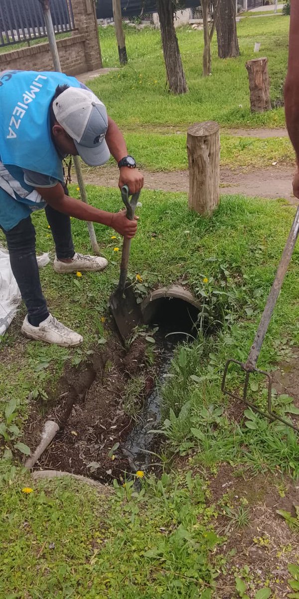 LaPlataMLP's tweet photo. Limpieza de sumideros, zanjas y bocas de tormenta ante el alerta de tormentas ⚠️🌧️

Estuvimos trabajando en distintos puntos de #LaPlata para facilitar el drenaje del agua y evitar anegamientos.

📍 Los operativos se reforzaron en barrios del norte, sur, oeste y el casco urbano. https://t.co/iTaVHJ9WSM