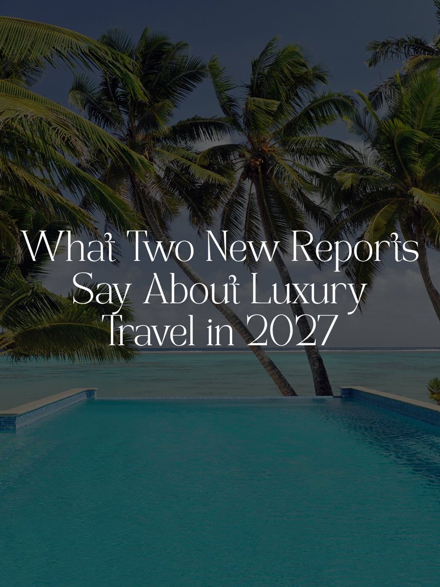 LuxuryTAmag's tweet photo. Luxury advisors have a sixth sense for where the market is heading. Two new reports suggest that sense is working just fine.

Head to the full story to read more findings from both reports. https://t.co/tGYw5Hpvu2 https://t.co/TDyB061Pv2