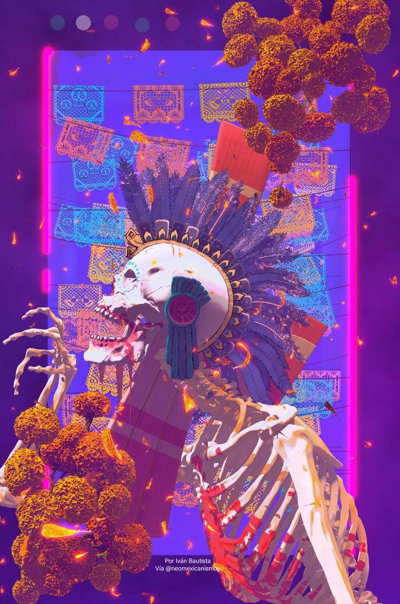 NeoMexicanismos's tweet photo. La fiesta de Mictlantecuhtli ::: por Iván Bautista :: #neomexicanismos https://t.co/hksiGv5GLM