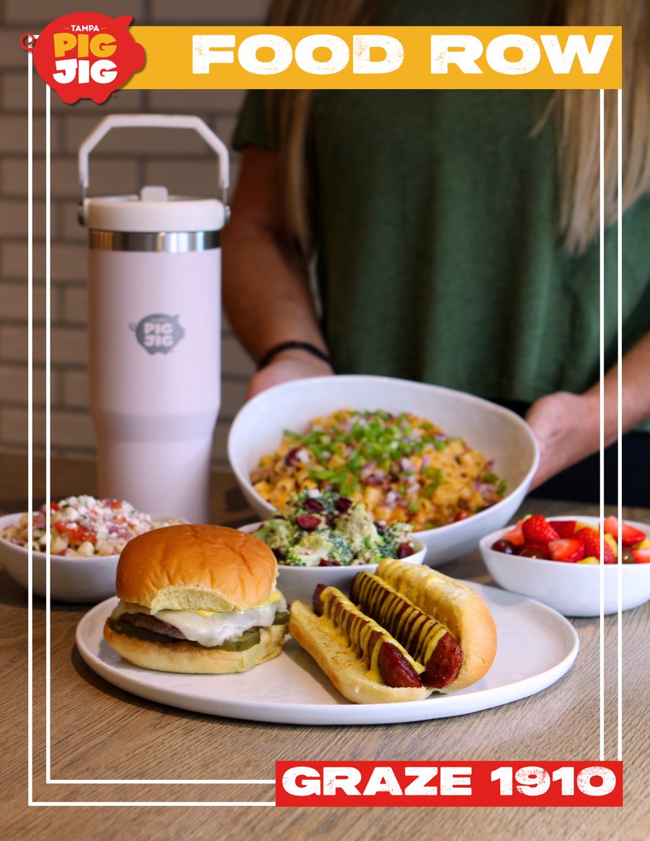 TampaPigJig's tweet photo. Food Row is bringing the flavor to the 2026 Tampa Pig Jig! 🤤 From BBQ favorites to sweet treats, your taste buds are in for a good time. https://t.co/nwd71h0XAz
