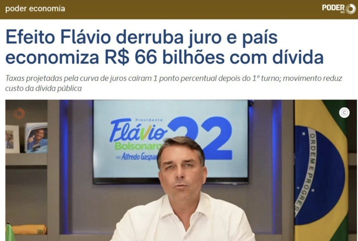 DepSanderson's tweet photo. Enquanto Lula espalha fake news, Flávio já começou A TIRAR O BRASIL DO BURACO! https://t.co/D7g6pzaQUy
