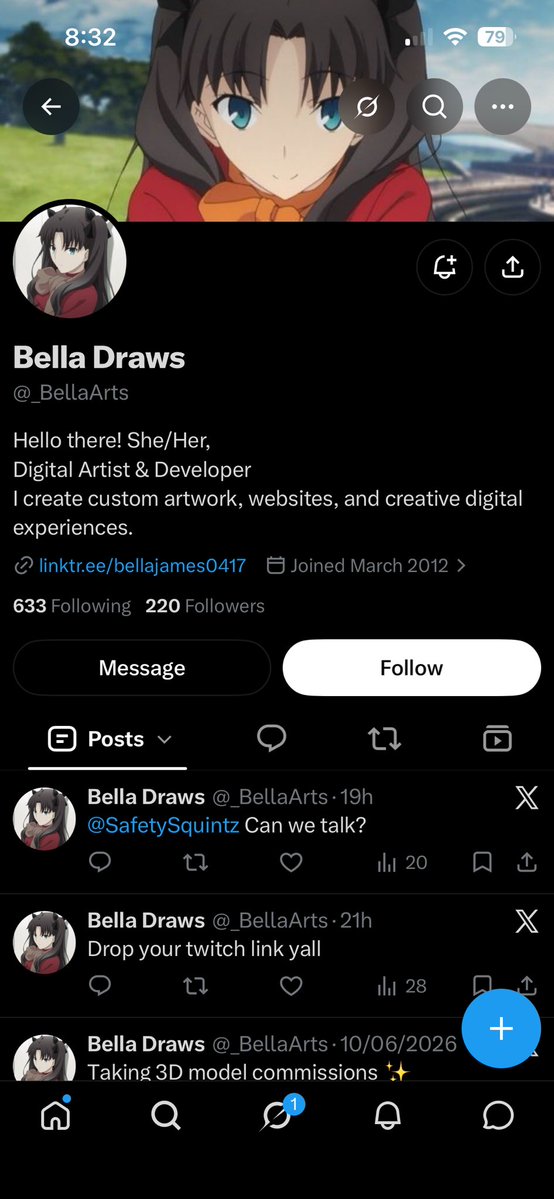 octolozzax_x's tweet photo. i don't usually post on here but i just wanted to say, do not trust this person! she has took my art from my comm card and put it all on a website called Vercel. which is an ai powered. i have told her to take it down multiple times to which she's blocked me on discord! https://t.co/1ivzqoZqFf