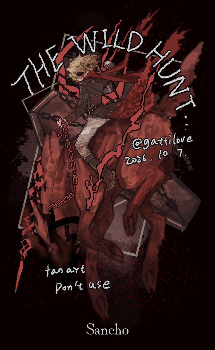 gattilove_'s tweet photo. I drew @Zydzvai_ ’s Wild Hunt Sancho ⚰️ https://t.co/O9WKKNaNk8