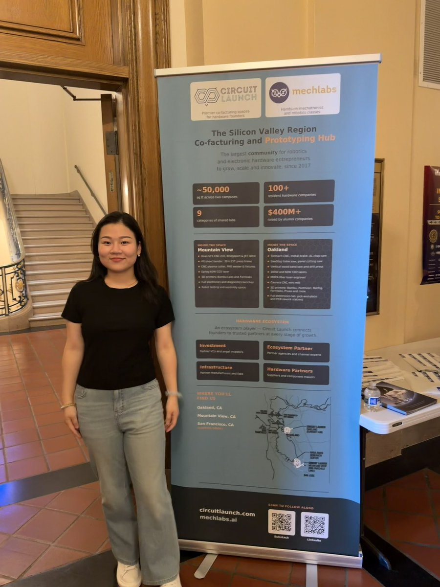 JolinJiao's tweet photo. Spent the morning at @circuitlaunch's Brew Review #2 for #SFTechWeek 🤖🍺

1 paper: SmellNet — teaching machines to smell 

3 live robots: real hardware, no slides
Theme: embodied AI, built across borders 🌏

Thanks @DhruvDiddi @RobotLaunch @soniya_ahuja for hosting! https://t.co/B8xaGyQCD9