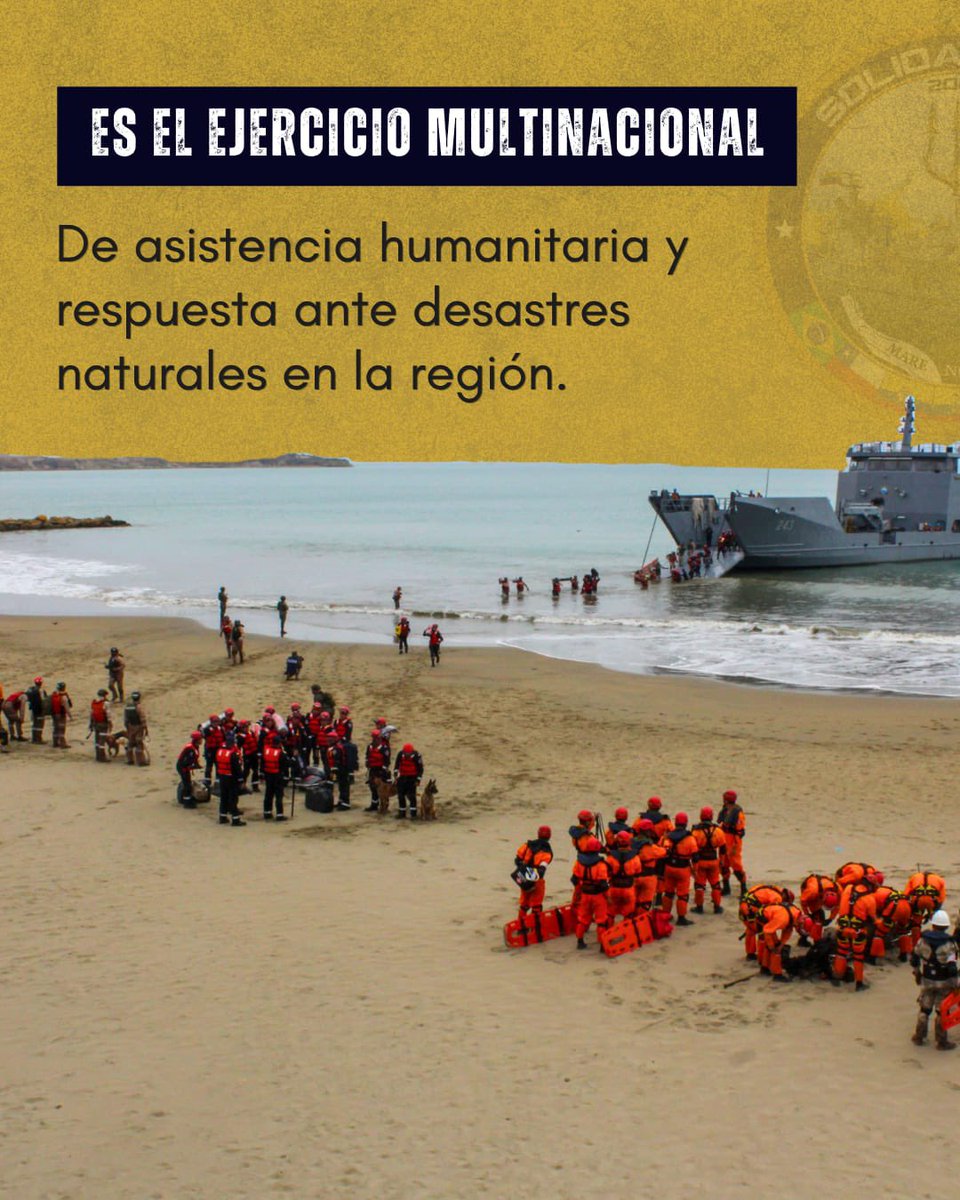 armada_ecuador's tweet photo. NOS PREPARAMOS PARA ENFRENTAR LO INESPERADO. ⚓🌊

Armadas y marinas hermanas unen fuerzas, entrenan juntas y se alistan para actuar como una sola cuando la región más lo necesite.

Muy pronto, Manta será testigo de esta misión conjunta. Conoce de qué se trata.

Mantente atento. La solidaridad no conoce fronteras.

#SOLIDAREX2026
#YoSoyNaval
#SiempreARumbo
@DefensaEc 
@FFAAECUADOR