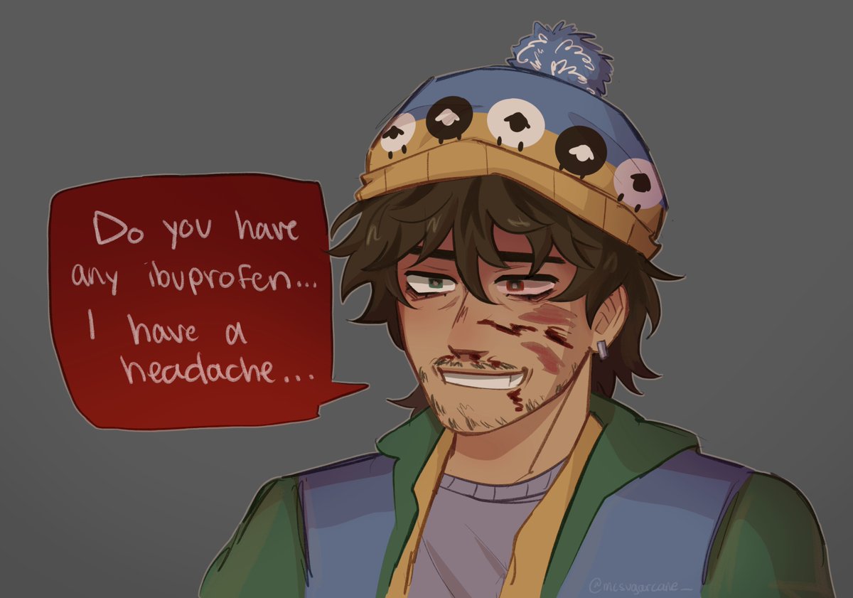 mcsugarcane_'s tweet photo. everytime i see someone draw him infected or ill, i imagine this #residentevil https://t.co/FqgsdfNNl7